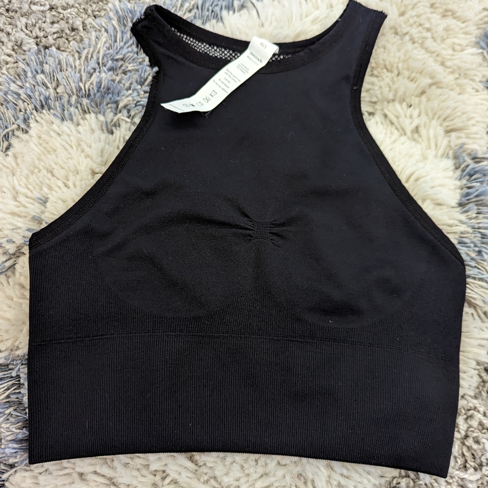 Avocado Black Sports Bra
